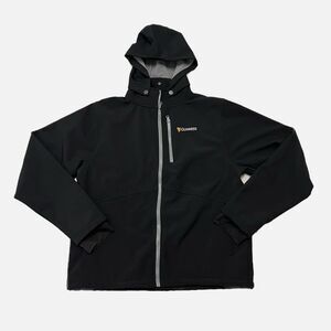 Guinness Men’s Black Fleece Lined Removable Hood Jacket Size XXL